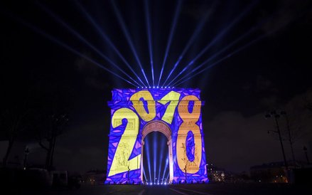 Tak Nowy Rok przywitał Paryż