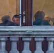 Poprzednia runda negocjacji między szefami CDU/CSU i SPD. Widać twarze socjaldemokratów Sigmara Gabr