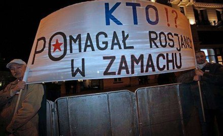 Demonstracje przed ambasadą rosyjską - zatrzymany dziennikarz