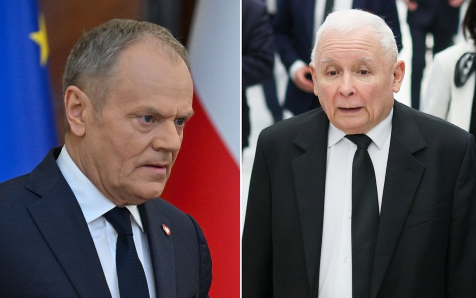Donald Tusk i Jarosław Kaczyński