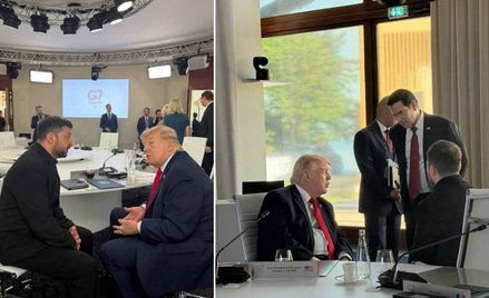Rozmowa Donalda Trumpa i Wołodymyra Zełenskiego w czasie szczytu G7
