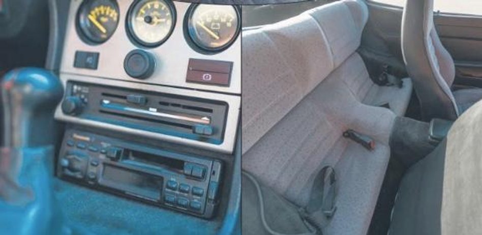 Wnętrze niemal zaprasza słowami: witajcie w latach 80. Warto się przeprosić ze starymi kasetami magn