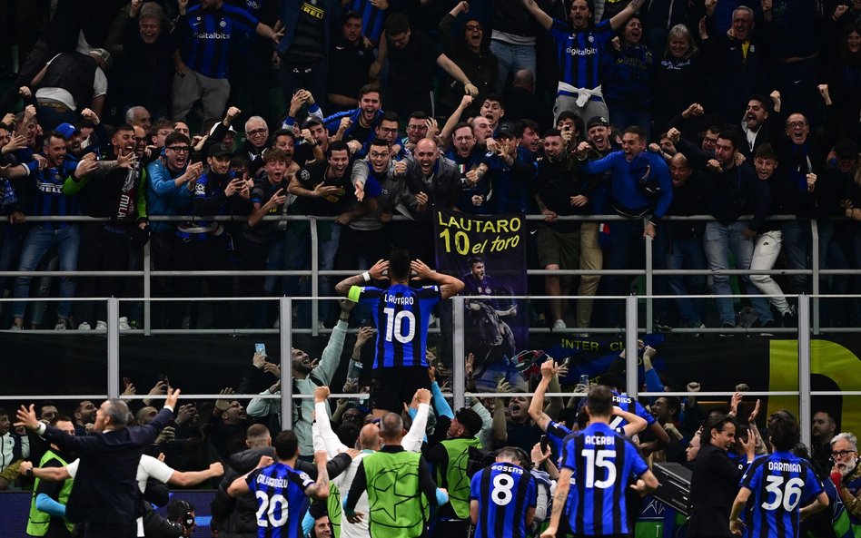 Lautaro Martinez po zwycięskiej bramce dla Interu