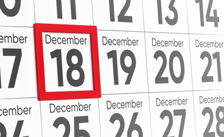Wydarzy się dziś. Kalendarium wydarzeń na rynkach w dniu 18.12.2025