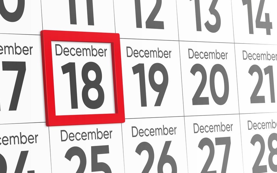 Wydarzy się dziś. Kalendarium wydarzeń na rynkach w dniu 18.12.2025