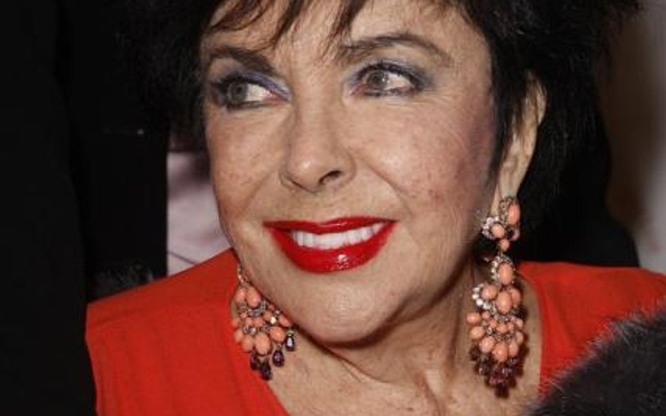 Liz Taylor przed spektaklem