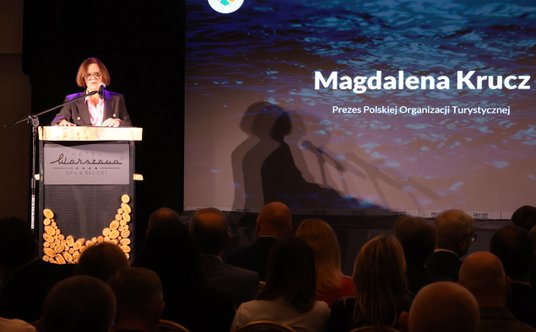 Prezes Polskiej Organizacji Turystycznej Magdalena Krucz nakreśliła plan działań organizacji na kole