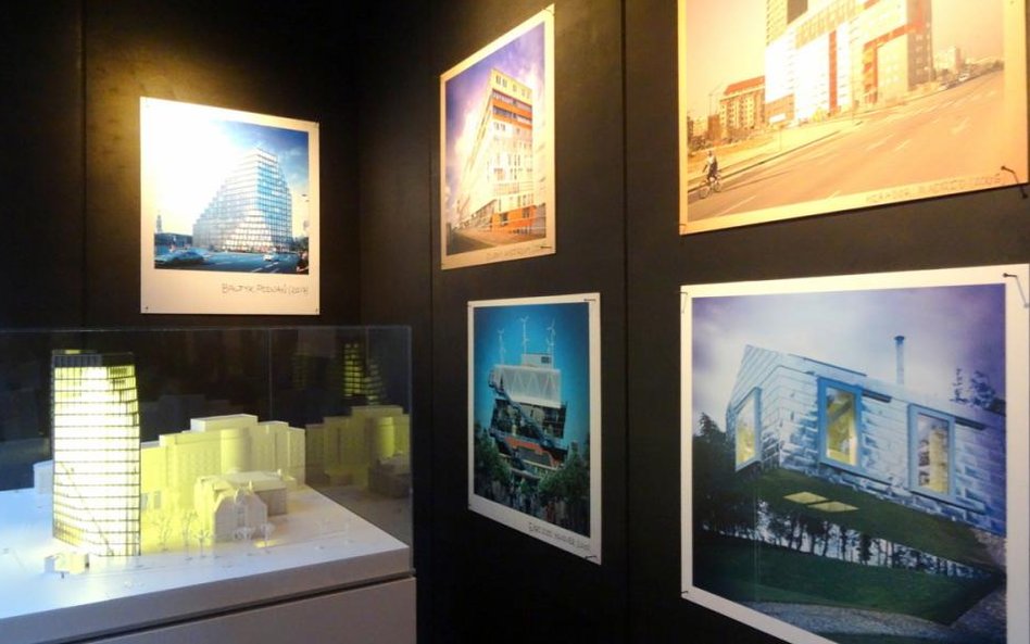 na wystawie "Idea architektury odpowiedzialnej społecznie. Roosvelta 22" w Łodzi