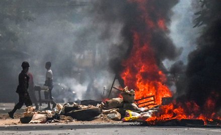 W Mjanmie junta znów strzela do protestujących. Są ofiary