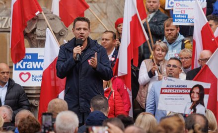 Rafał Trzaskowski przekonywał w czwartek w Legnicy do głosowania na KO