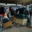 Afrykanerzy z RPA na międzynarodowym lotnisku w Dulles w stanie Wirginia, którym przyznano status uc