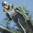 Gregor Schlierenzauer leci po rekord skoczni w Whistler (149 m) fot: BONNY MAKAREWICZ