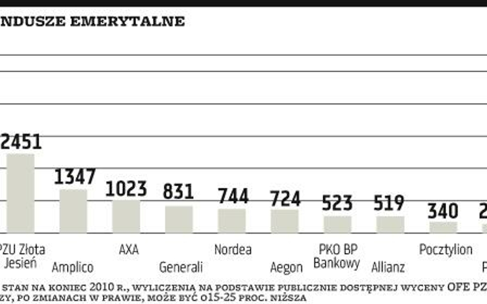 Biznes emerytalny może być wciąż wysoko wy ceniany