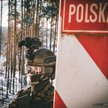 Żołnierz przy granicy z Białorusią
