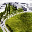 I nagroda. Park Chopina na przedłużeniu ul. Żwirki i Wigury w otoczeniu lasu biurowców (jems archiTE