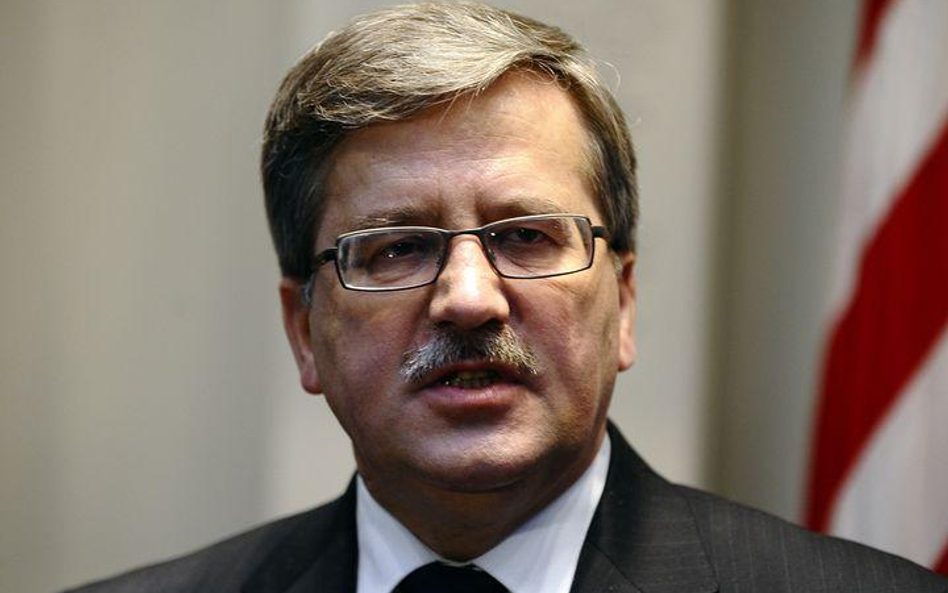 Prezydent Bronisław Komorowski