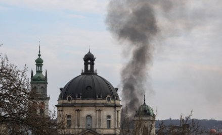 Atak rosyjskiego drona na centrum Lwowa. Polska poderwała myśliwce