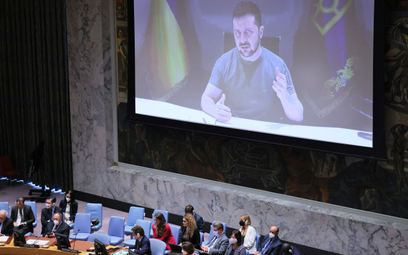Zełenski przed Zgromadzeniem Ogólnym ONZ: Rosja chce ukraść część mojego kraju