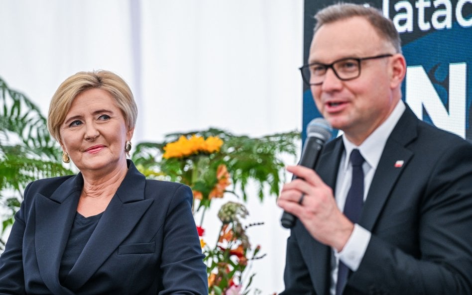 Agata Duda i Andrzej Duda