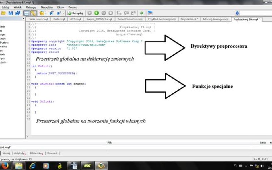 Podstawy programowania strategii w języku MQL4 (część 5)