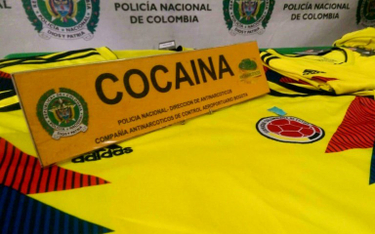 Kolumbia: Kokaina w strojach piłkarskich