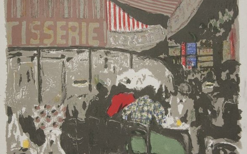 17. Édouard Vuillard, La Pâtisserie – Terrasse de café, la nuit / Cukiernia – Ogródek kawiarniany no