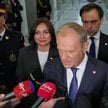 Donald Tusk i Andrzej Domański