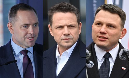 Wybory prezydenckie. Kandydaci z najwyższym według sondażu poparciem to Rafał Trzaskowski, Karol Naw
