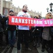 W styczniu w Krakowie odbył się protest ludzi, którzy zaciągnęli kredyty we frankach
