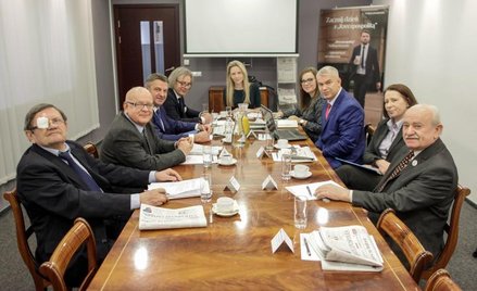 Dyskutowali: Bogusław Olawski, prezes oddziału małopolskiego Stowarzyszenia UroConti, dr n. farm. Le