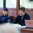 Sebastian M. oraz jego pełnomocniczka mec. Katarzyna Hebda podczas rozprawy w Sądzie Rejonowym w Pio