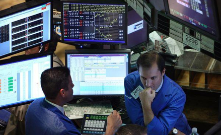 Parkiet giełdy NYSE 29 września 2008 r.