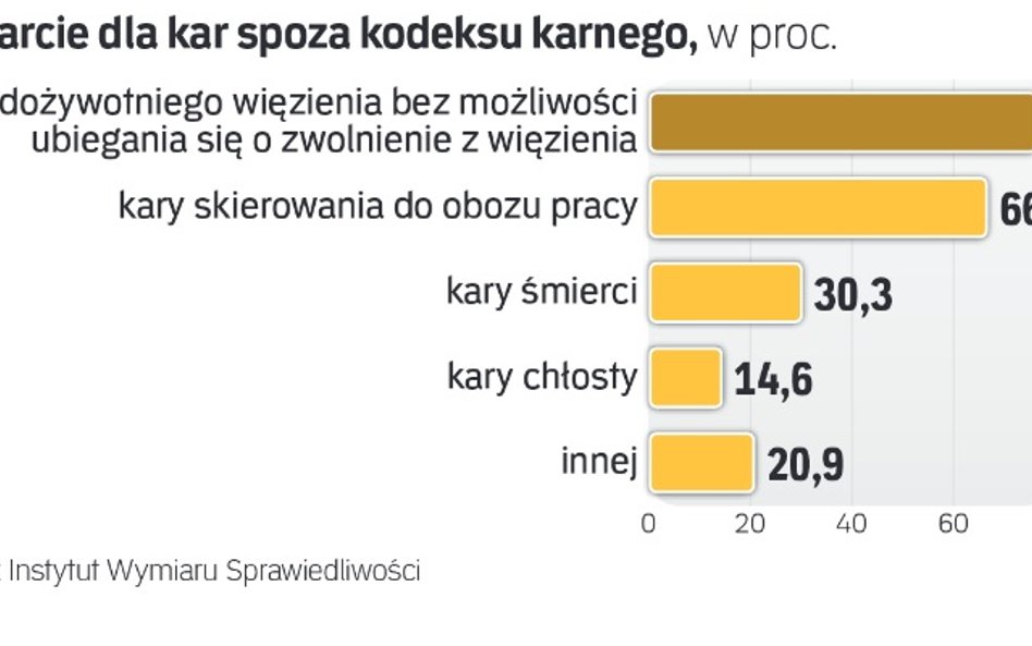 Poparcie dla kar spoza kodeksu karnego