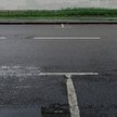 Szczecin: Ktoś napisał na asfalcie "Aborcja to dzieciobójstwo". Zarząd Dróg: Niezależnie od intencji