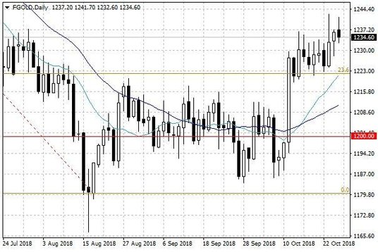 Notowania złota – dane dzienne