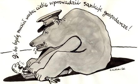 Komentarz rysunkowy. Sankcje gospodarcze