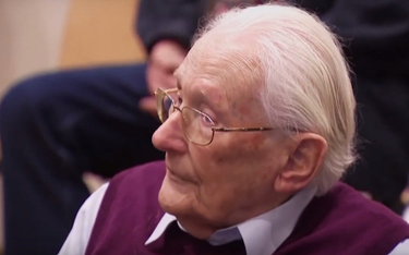 Oskar Gröning, esesman z Auschwitz, sto lat będzie obchodził w więzieniu
