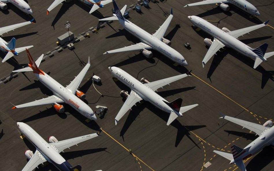 Samoloty Boeinga czekają na naprawę