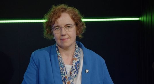 Barbara Gołębiowska, dyrektorka Muzeum Marii Skłodowskiej-Curie w Warszawie