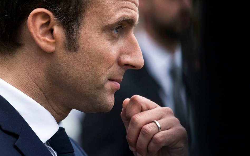 Prezydent Francji Emmanuel Macron