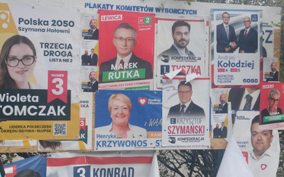 Kampania wyborcza: KO panuje na ulicach Gdyni, PiS na Kaszubach