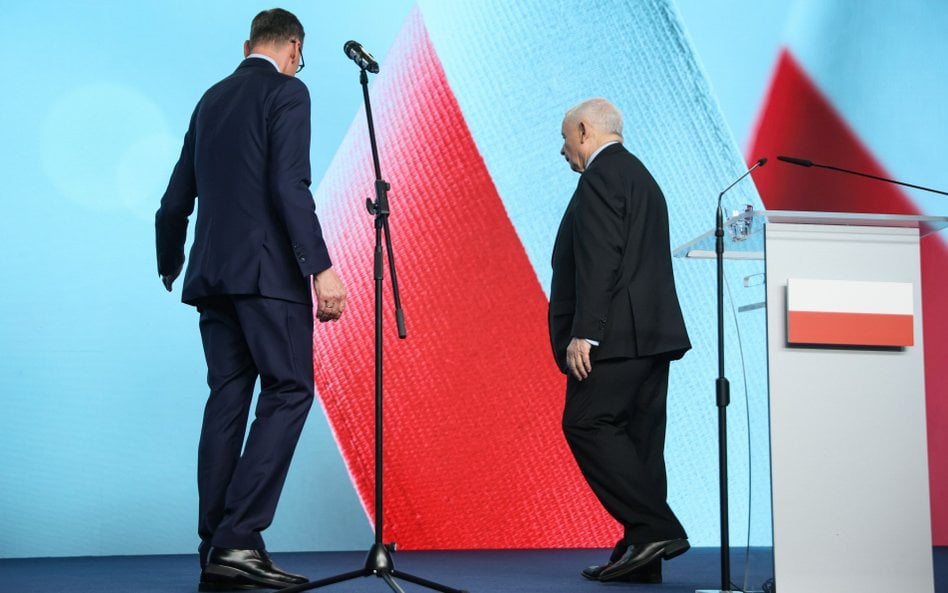 Mateusz Morawiecki i Jarosław Kaczyński