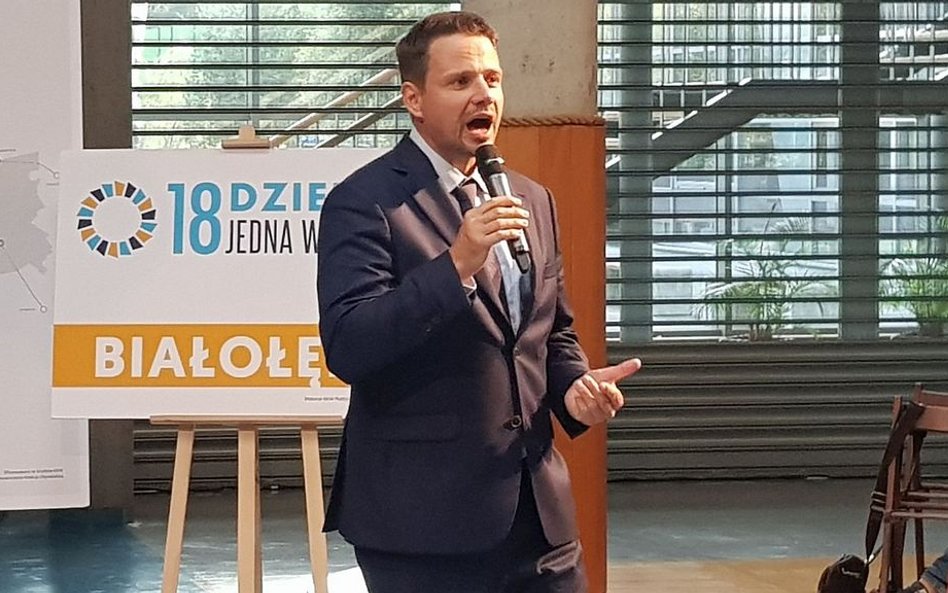 Trzaskowski: Moja mama jest chora, atak na nią to podłość