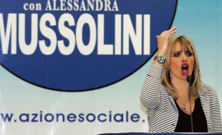 Wnuczka uwodzi masy: Alessandra Mussolini od 21 lat otrzymuje w wyborach mandat poselski