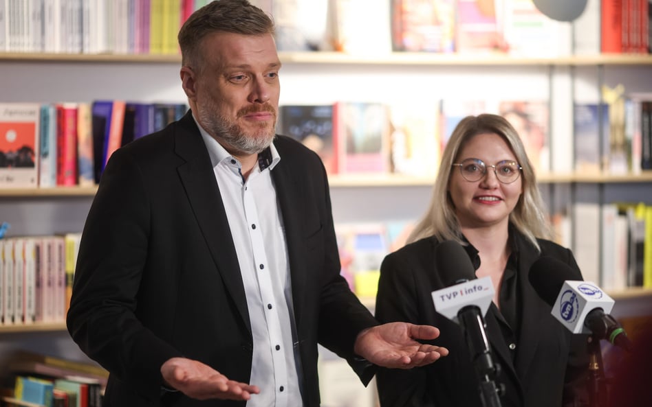 Adrian Zandberg i Aleksandra Owca