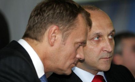 Kazimierz Marcinkiewicz z Donaldem Tuskiem