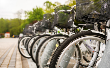 Miejskie rowery można spotkać na ulicach nie tylko dużych miast