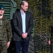 Książę William podczas spotkania z polskimi i brytyjskimi żołnierzami na terenie 3. Podkarpackiej Br