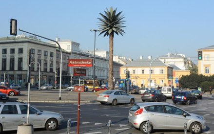 Joanna Rajkowska, „Pozdrowienia z Alej Jerozolimskich”, 2002, CSW Zamek Ujazdowski