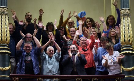 Aktywiści LGBTQ po zwycięskim głosowaniu